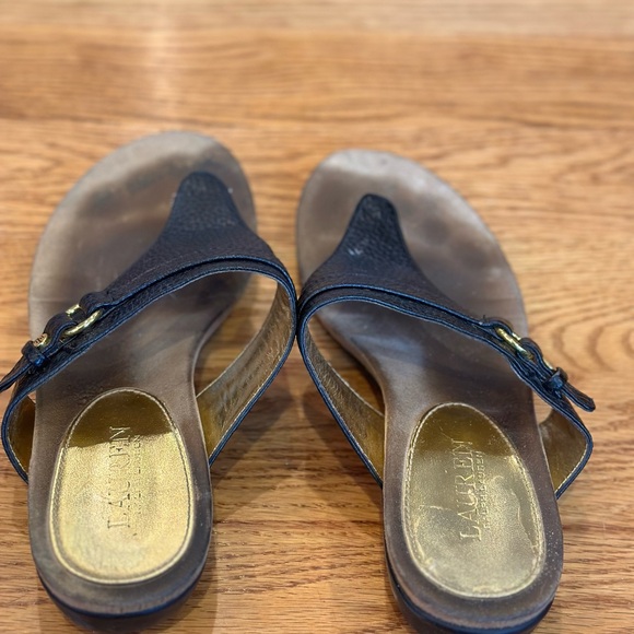 Ralph Lauren Black Sandals - Picture 3 of 6